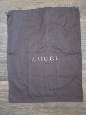 Gucci Dark Brown Dust Bag. Made in Italy. 003021